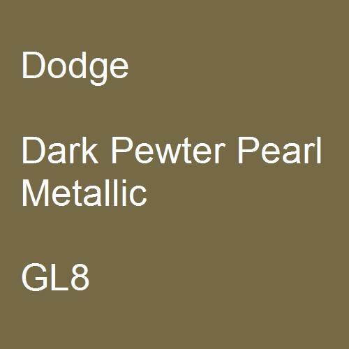 Dodge, Dark Pewter Pearl Metallic, GL8.